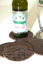 Load image into Gallery viewer, Sani Kneitinger - Exclusive Alpspitz&#39; coaster made of leather