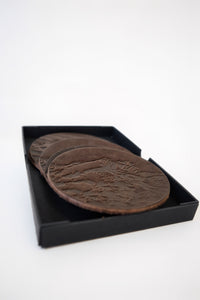 Sani Kneitinger - Exclusive Alpspitz' coaster made of leather