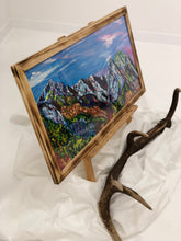 Load image into Gallery viewer, Mit Holz Rahmen Flambiert und Glas